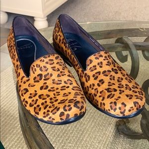 DANSKO Sz 10 Olivia animal print calf skin loafer